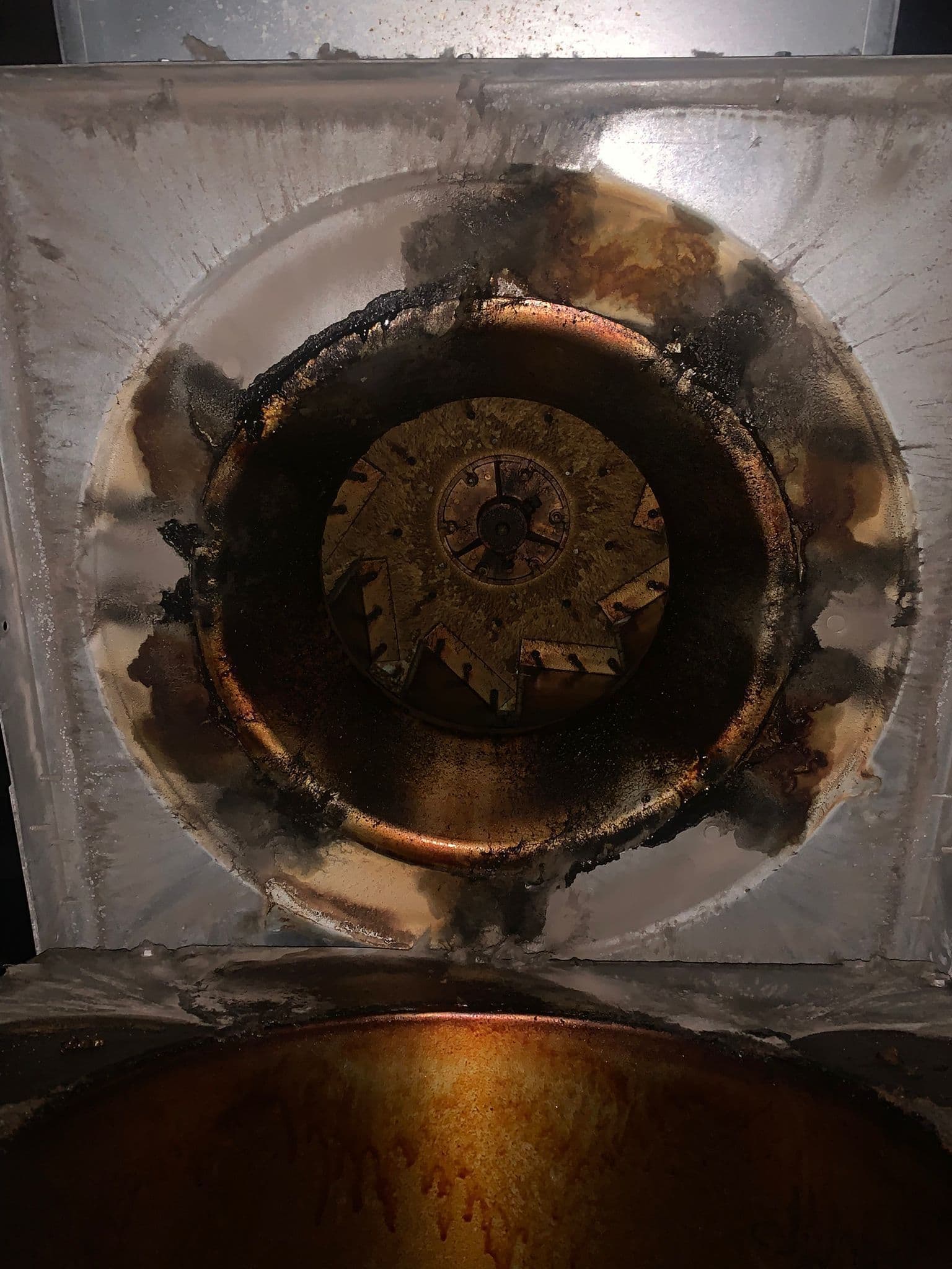 Kitchen exhaust fan before