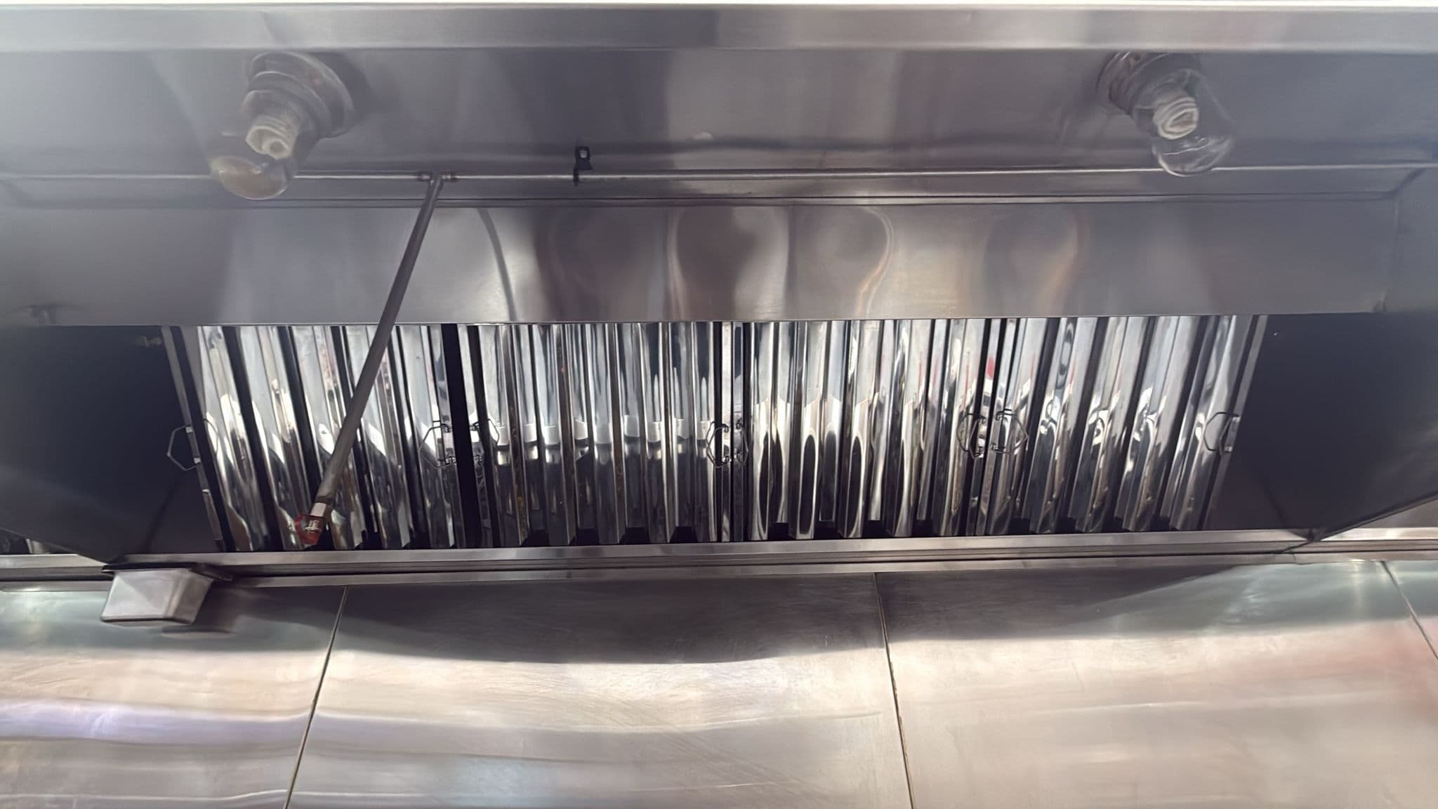 Kitchen exhaust hood after