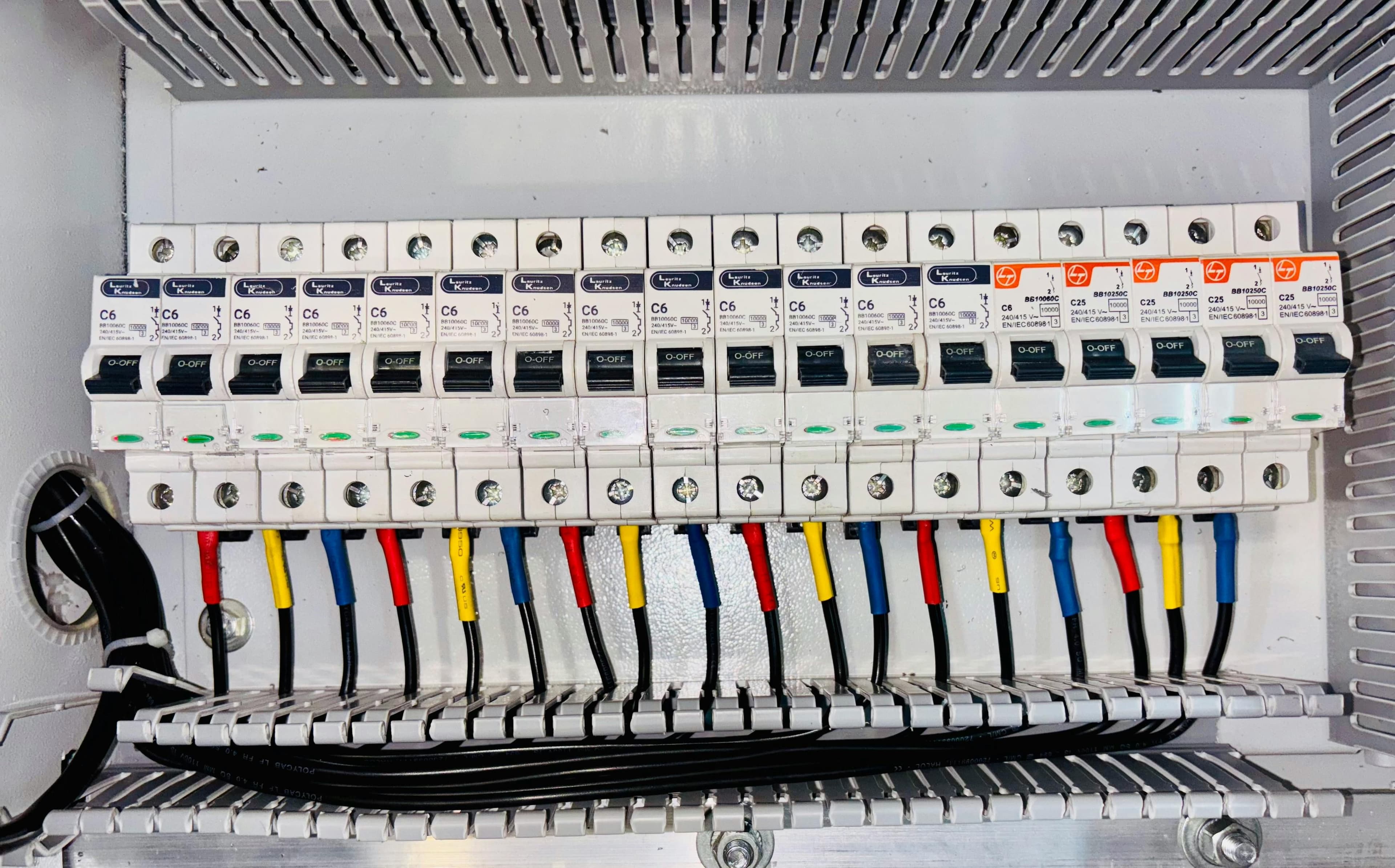 Commercial restaurant electric panel