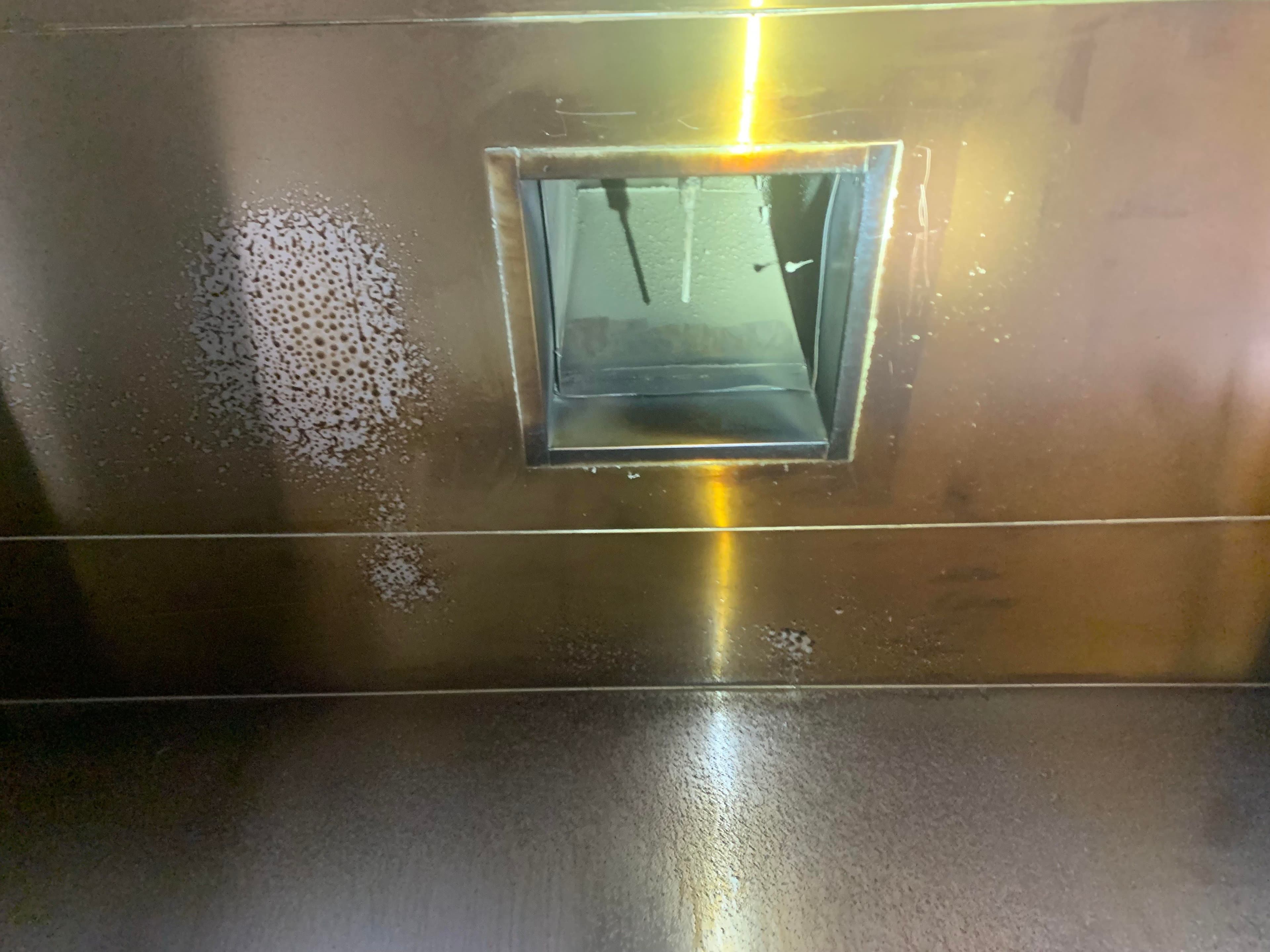 Kitchen exhaust hood Before