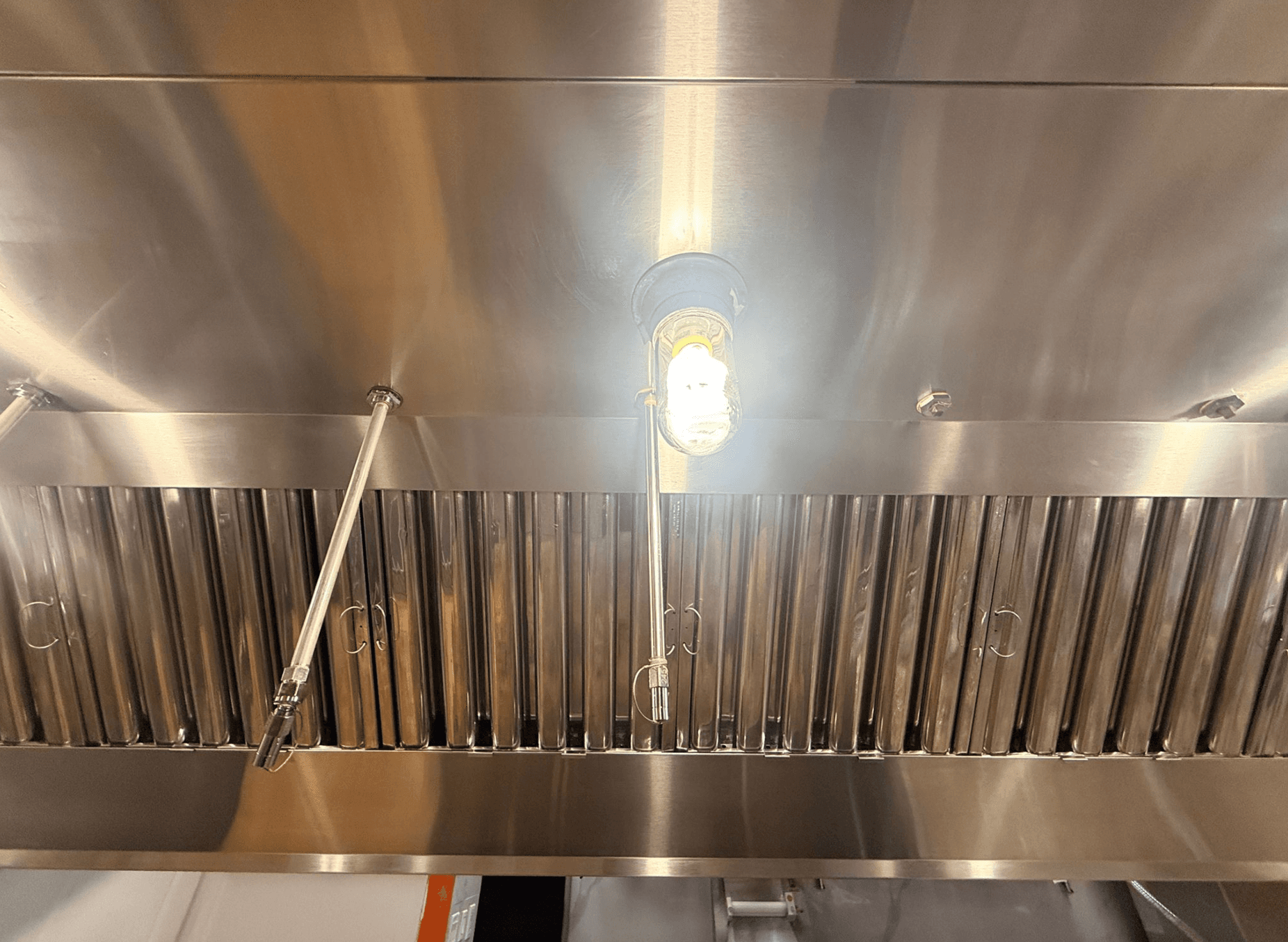 Kitchen exhaust hood after