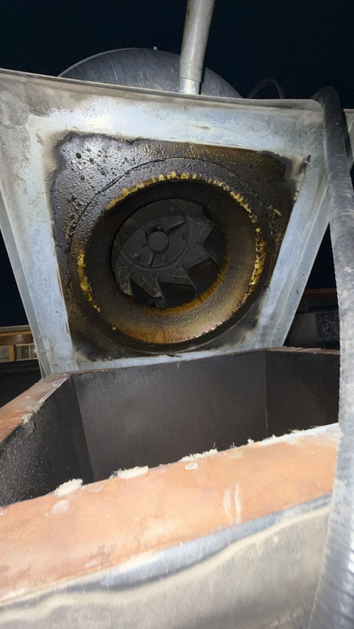 Dirty exhaust fan in edmonton