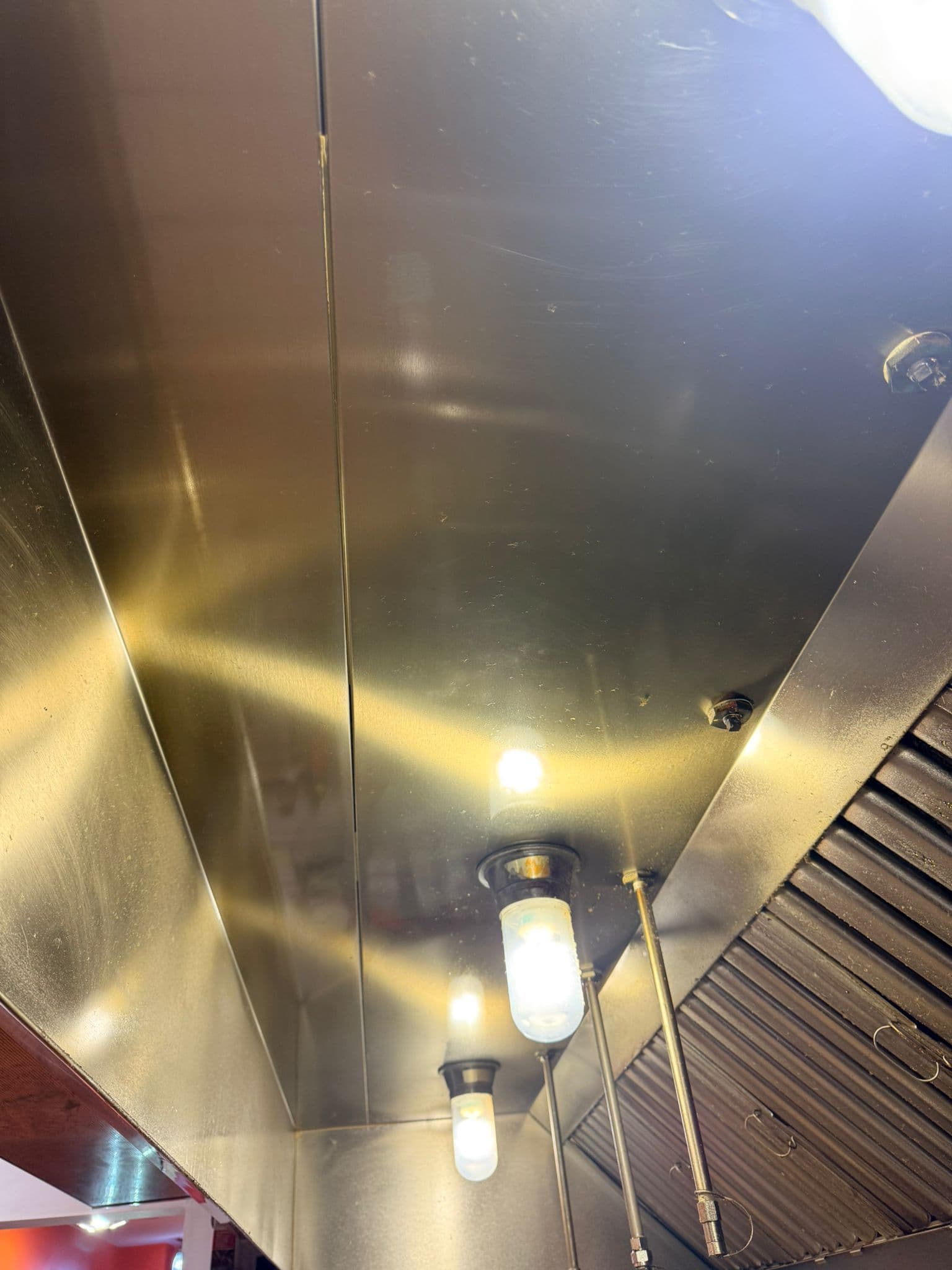 Kitchen exhaust hood before